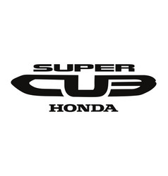 Honda Super Cub 50cc Sticker