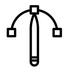 Pen Icon Outline Digital Computer