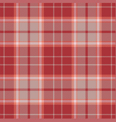 Plaid Seamless Pattern In Red Check Fabric