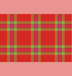 Plaid Background Check Seamless Pattern In Red