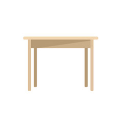 Table Icon Flat Wood Furniture