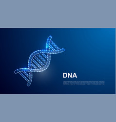 Dna Spiral 3d Polygonal Symbol For Website