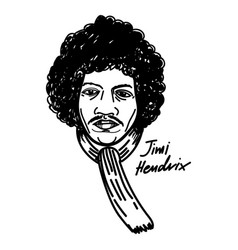 Jimi Hendrix Cartoon