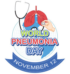 World Pneumonia Day Logo Design