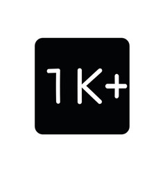 1k Plus Thin Line Web Icon Modern Trend In The