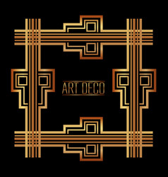 Art deco frames and borders Royalty Free Vector Image