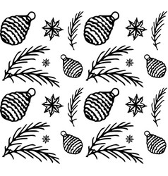 Christmas Seamless Pattern Doodle Pattern