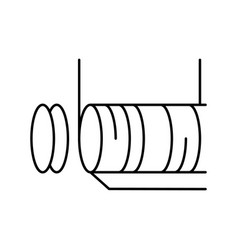 Cutting Semiconductor Manufacturing Line Icon