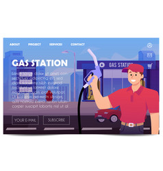 Template Of Online Store Gas Station