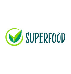 Superfood Icon Stamp Badge