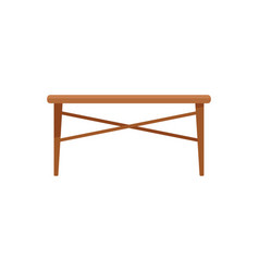 Table Furniture Icon Flat Wood Desk