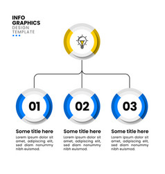 Infographic Template An Idea With Three Options