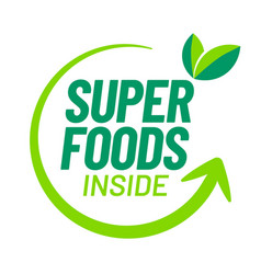 Superfood Icon Stamp Badge