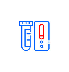 Rapid Antigene Covid Blood Test Icon Pixel