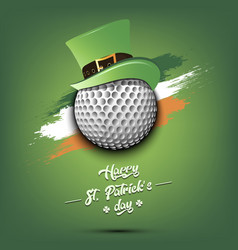 Happy St Patricks Day And Golf Ball