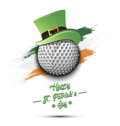 Happy St Patricks Day And Golf Ball