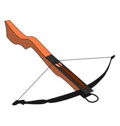 Medival Crossbow On White Background