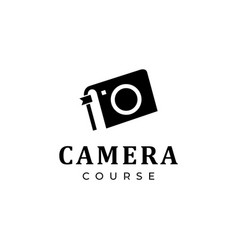 Modern Minimalist Camera Course Logo