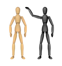 Wooden Female Or Male Manikin For Drawing