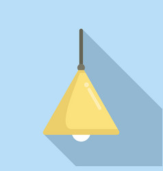 Cozy Home Room Lamp Icon Flat Interior