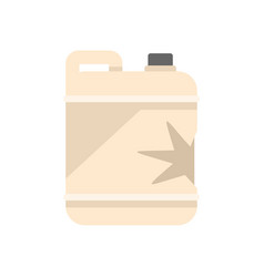 Plastic Canister Trash Icon Flat Reduce