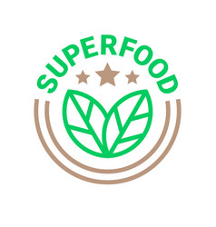 Superfood Icon Stamp Badge