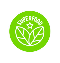 Superfood Icon Stamp Badge