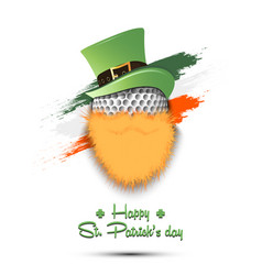 Happy St Patricks Day And Golf Ball