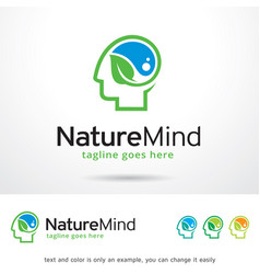 Nature Mind Logo Template