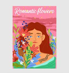 Romantic Flowers Banner