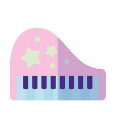 Isolated Cute Keyboard Toy Icon