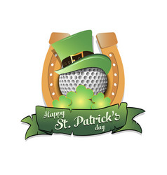 Happy St Patricks Day And Golf Ball