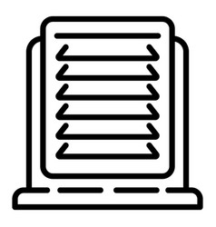 Office Heater Icon Outline Style