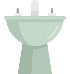 Equipment Bidet Icon Flat Isolated