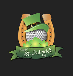 Happy St Patricks Day And Golf Ball