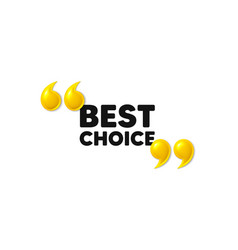 Best Choice Tag Special Offer Sale Sign 3d