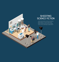 Shooting Cinema Isometric Background