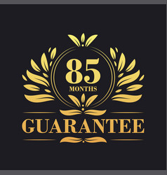 85 Months Guarantee Logo