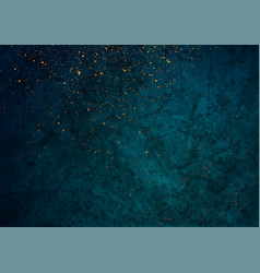 Dark Blue Grunge Texture Background With Golden