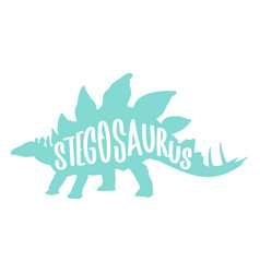 Stegosaurus Silhouette Side