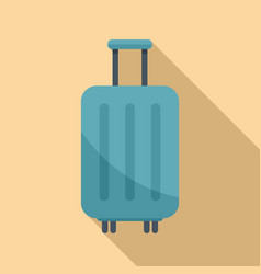 Travel Luggage Icon Flat Airport Transfer