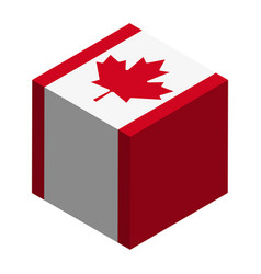 Cube Flag Of Canada