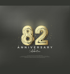 82nd Anniversary Number To Celebrate A Birthday