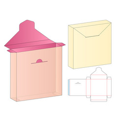 Box Packaging Die Cut Template Design 3d Mock-up