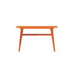 Dinner Table Icon Flat Wood Desk