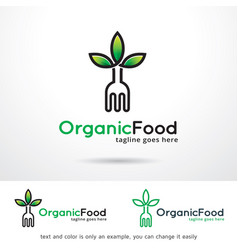 Organic Food Logo Template