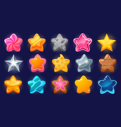 Cartoon Game Star Level Up And Win Bonus Ui Icon