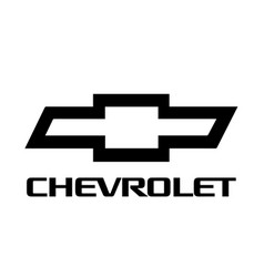 Chevrolet Brand Logo Car Symbol With Name Black