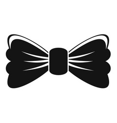 Old Bow Tie Icon Simple Style