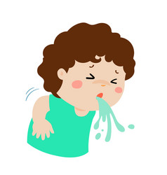 Sick Boy Vomit Cartoon Vector Images (55)